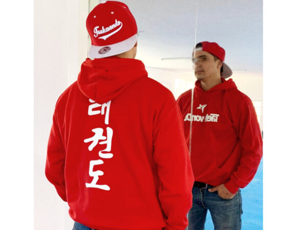 Sudadera Roja Taekwondo Protec - Imagen 3